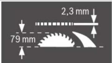 2,3 mm 79 mm