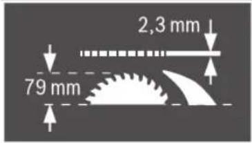2,3 mm 79 mm