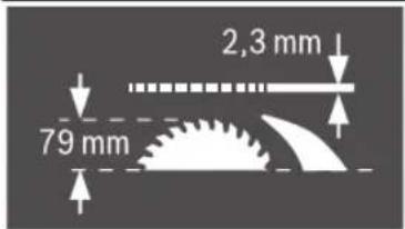 2,3 mm 79 mm