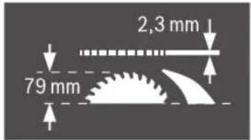 2,3 mm 79 mm