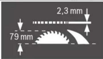 2,3 mm 79 mm