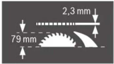 2,3 mm 79 mm