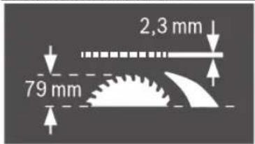 2,3 mm 79 mm