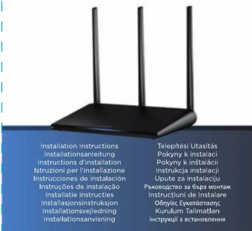 Installation Instructions Installationsanleitung Instructions d'installation Instruzioni per l'installazione Instrucciones de instalación Instruções de instalação Installatie instructies Installasjonsinstruksjon Installationsvejledning Installationsanvisning Telepítési Utasítás Pokyny k instalaci Pokyny k instalácií Instrukcja instalacji Upute za instalaciju Ръжоводство за бърз монтаж Instrucțiuni de Instalare Обнівіс Еуката́остаєнг Kurulum Talimatları Інструкції з встановлення