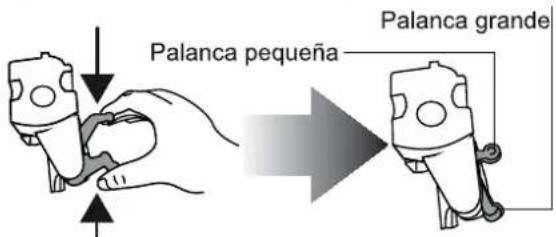 Palanca pequeña Palanca grande
