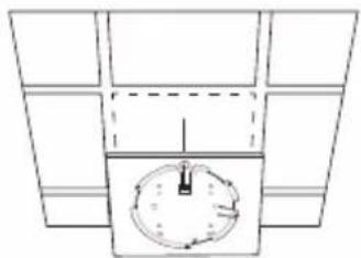 Simple line drawing of a clock face with no text or symbols