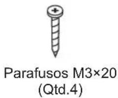 Parafusos M3×20 (Qtd.4)