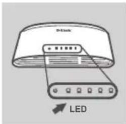 D-LINK DES-1005P - ΧΡΗΣΗ ΘΥΡΩΝ ΓΡΗΓΟΡΟΥ ETHERNET 10/100 Mbps - 1