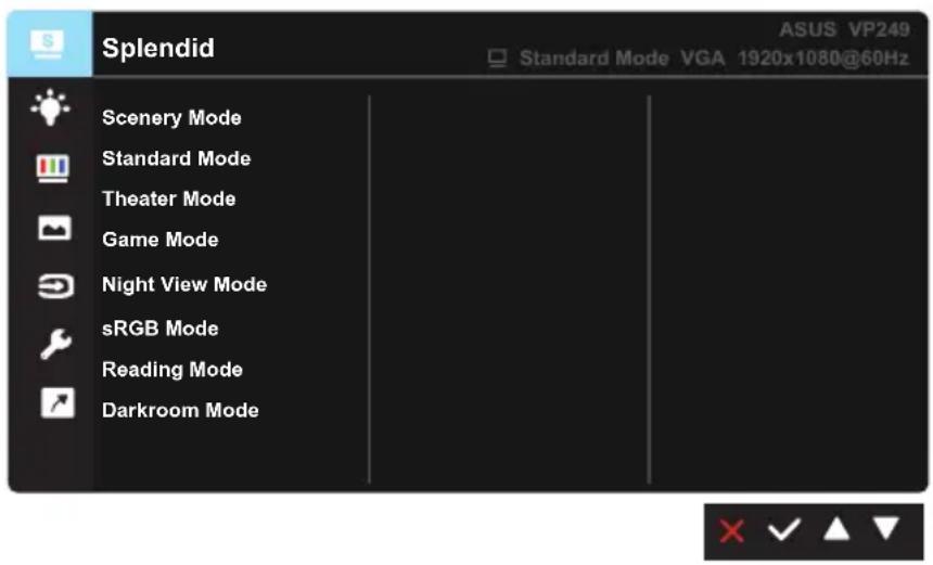 ASUS VP249HE - Splendid (Strålende) - 1