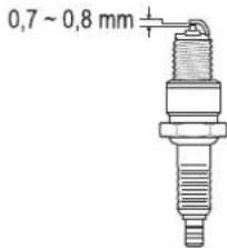 0,7 ~ 0,8 mm