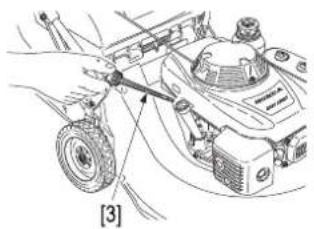 Honda HRH 536 HX - VÉRIFICATION DU NIVEAU DE L'HUILE MOTEUR PRÉCAUTION : - 2