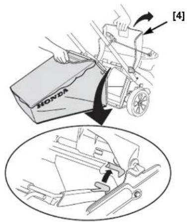 Honda HRX 537C HY - INSTALLATION DU BAC DE RAMASSAGE - 3