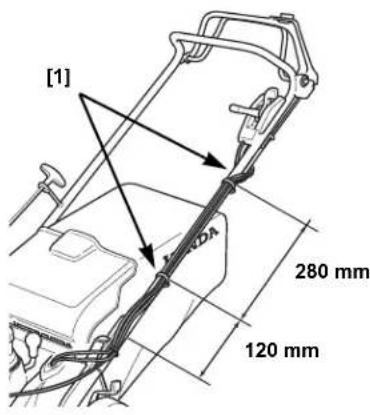 Honda HRX 537C HY - Regolazione del cavo di innesto della trasmissione - 1