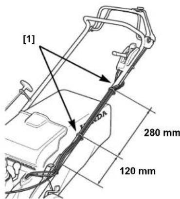 Honda HRX 537C HY - Réglage du câble d'embrayage - 1