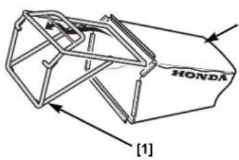 Honda HRX 537C HY - ANBRINGEN DES GRASFANGEINRICHTUNGS - 1