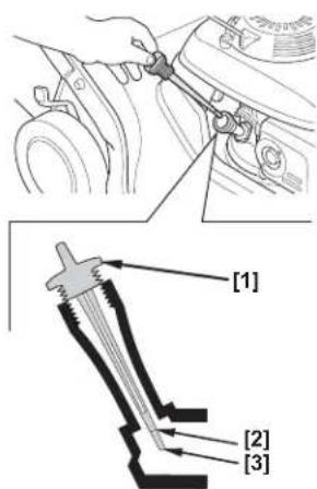 Honda HRX 537C HY - Cantidad de relleno: 0,35 \~ 0,40 litros - 2