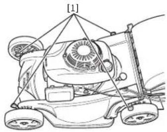 Honda HRX 537C HY - LEVETTE DI REGOLAZIONE DELL'ALTEZZA DI TAGLIO - 2