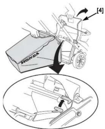 Honda HRX 537C HY - ANBRINGEN DES GRASFANGEINRICHTUNGS - 2