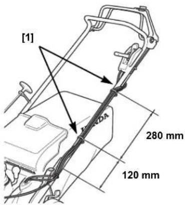 Honda HRX 537C HY - Aandrijfkoppelingskabel nastellen - 1