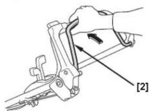 Honda HRX 537C HY - Regolazione del cavo di innesto della trasmissione - 2