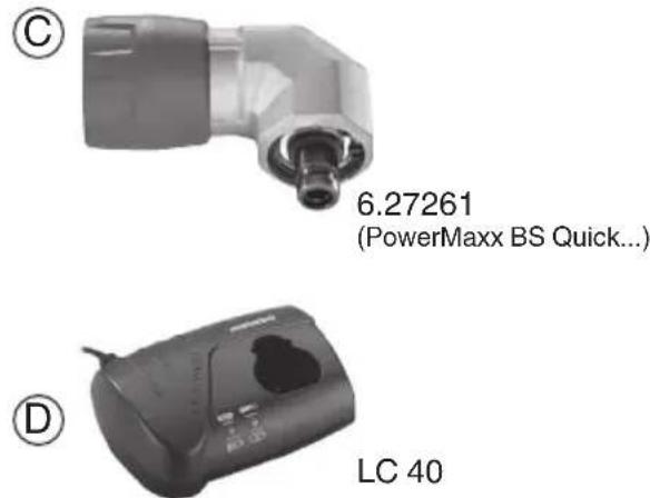 C 6.27261 (PowerMaxx BS Quick...) D LC 40