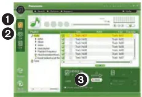 Panasonic File Edit View Help 1 2 3