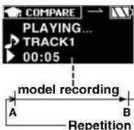 PANASONIC SV-MP120V - Comparing model recordings and your voice (COMPARE) - 5