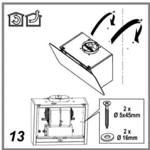 13 2 x Ø 5x45mm 2 x Ø 16mm