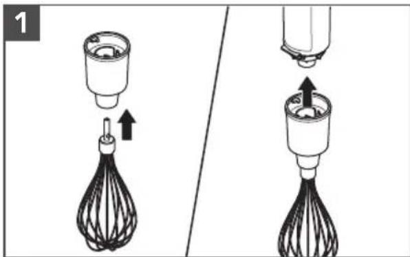 KITCHENAID KHBBV53 - USING THE WHISK ATTACHMENT (INCLUDED WITH KHBBV83) - 1