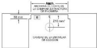 Apch. ANCHURA DEL COORTIL DE LA COMPINAL EXTRACTORA DE ENVIERRA 68 mm E 210 mm CIVIDAD DE LA ENGINEIRA DE COCCIÓN