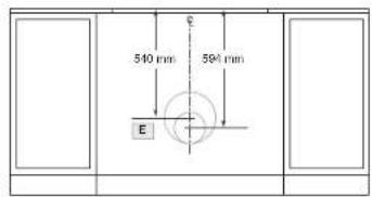 540 mm 594 mm E