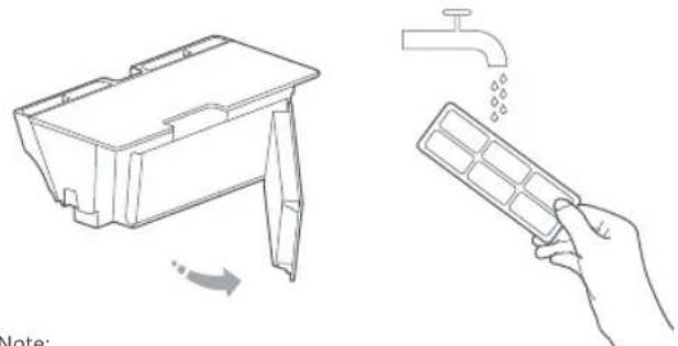 ROBOROCK S5 Max - Clean the washable filter - 2