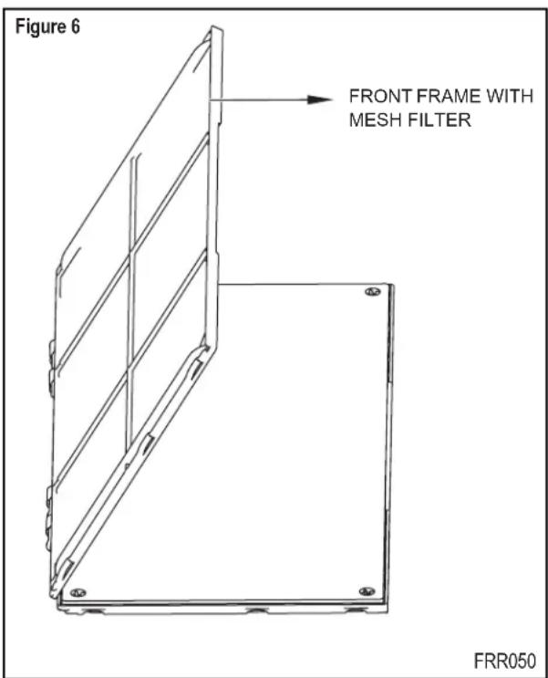 Figure 6 FRONT FRAME WITH MESH FILTER FRR050