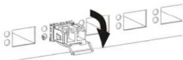 Diagram showing a printer with directional arrow indicating process flow, surrounded by document icons and circular components.