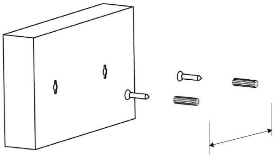 ZYXEL GS1900-24 - WARNING! Be careful to avoid damaging pipes or cables located inside the wall when drilling holes for the screws. - 1