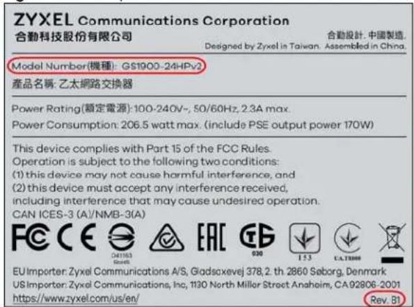 ZYXEL Communications Corporation 合勤科技股份有限公司 合勤設計: 中國製造 Designed by Zyxel in Taiwan. Assembled in China. Model Number(機種): GS1900-24HPv2 產品名稱: 乙太網路交換器 Power Rating(額定電源): 100-240V~, 50/60Hz, 2.3A max. Power Consumption: 206.5 watt max. (include PSE output power 170W) This device complies with Part 15 of the FCC Rules. Operation is subject to the following two conditions: (1) this device may not cause harmful interference, and (2) this device must accept any interference received, including interference that may cause undesired operation. CAN ICES-3 (A)/NMB-3(A) EU Importer: Zyxel Communications A/S, Gladsaxevej 378,2 th. 2860 Søborg, Denmark US Importer: Zyxel Communications, Inc, 1130 North Miller Street Anaheim, CA 92806-2001 https://www.zyxel.com/us/en/ Rev. B1