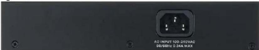 AC INPUT 100-260VAC 50/60Hz 0.24A MAX
