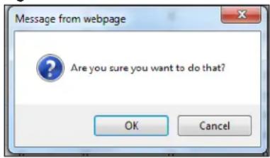 Message from webpage Are you sure you want to do that? OK Cancel