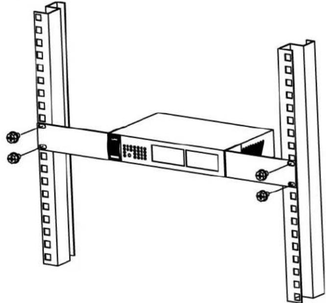 ZYXEL GS1100-24E - Mounting the Switch on a Rack - 1
