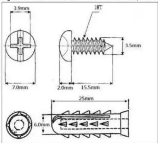 3.9mm 7.0mm 18T 3.5mm 2.0mm 15.5mm 25mm 6.0mm