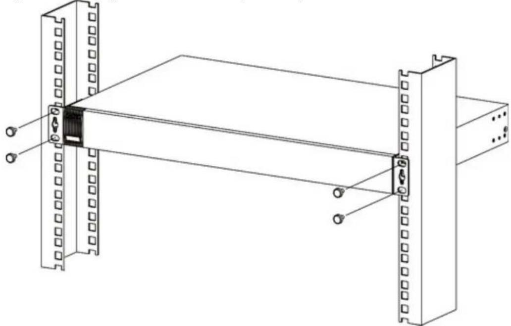ZYXEL GS1100-24E - Mounting the Switch on a Rack - 2