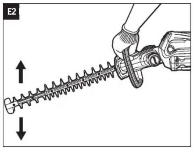 EGO HT5100E - CORDLESS HEDGE TRIMMER - 4