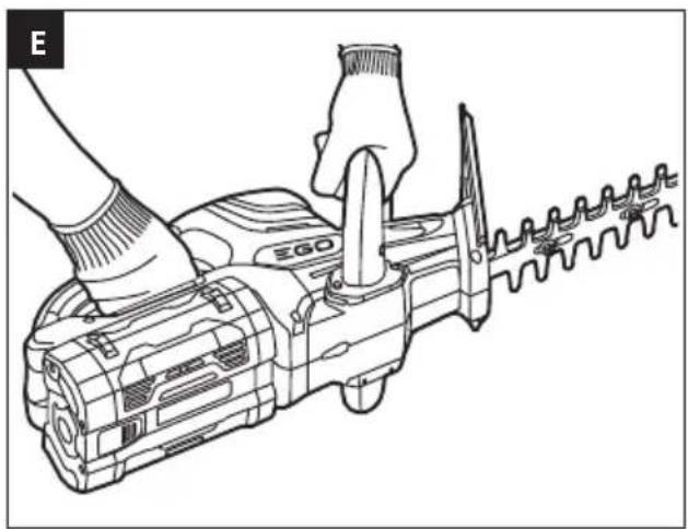 EGO HT2400E - CORDLESS HEDGE TRIMMER - 3