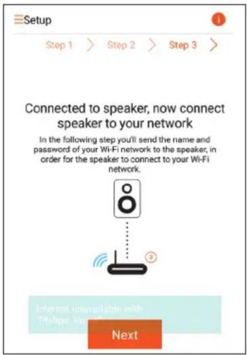 PHILIPS Fidelio AW2000 - Mulighed 2: Opsæt via en ikke-WPS Wi-Fi-router og Android-enhed - 5