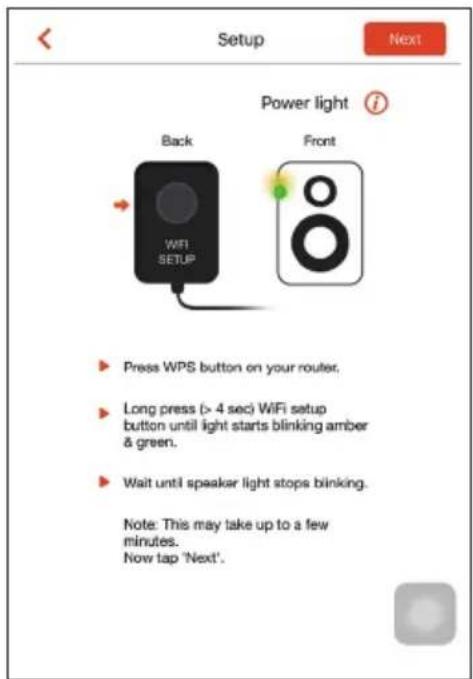 PHILIPS Fidelio AW2000 - Mulighed 3: Opsætning af trådløs forbindelse til en WPS-router - 2