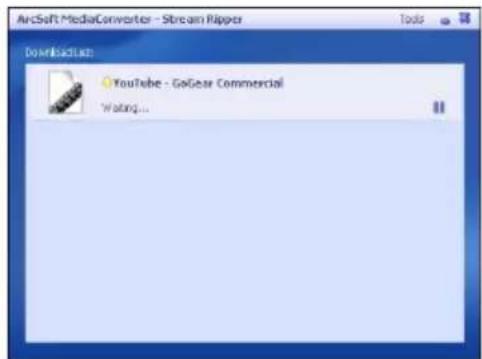 PHILIPS GoGear SA5295 - Download af video med Stream Ripper\* - 2