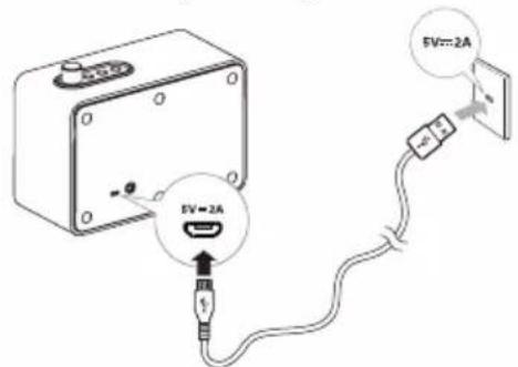 PHILIPS TAVS500 - Oplad de indbyggede batterier: - 1