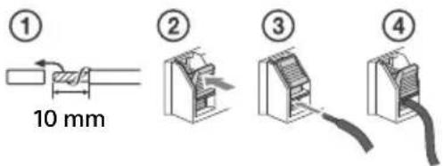 ① 10 mm ② ③ ④