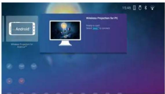 Android Wireless Projection for PC Ready to start Start: 36x80. To comment