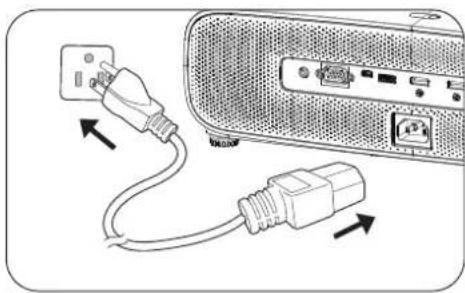 BENQ TK10 - Starting up the projector - 1